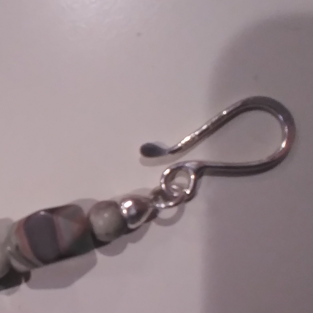 ❤️🎁Jay King Mine Finds Grey/Green/Brown Jasper Necklace 21" w/ 3" 925 Extender - Picture 11 of 12